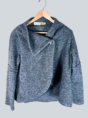 True Grit Women’s True Open Gray Knit Cardigan